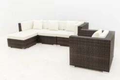 OUTFLEXX Loungemöbel-Set, Braun Marmoriert, Polyrattan, 5 Pers, Wasserfeste Kissenbox -Aerocove Gartenlounge Geschaft 10 16065 BOX A.jpg