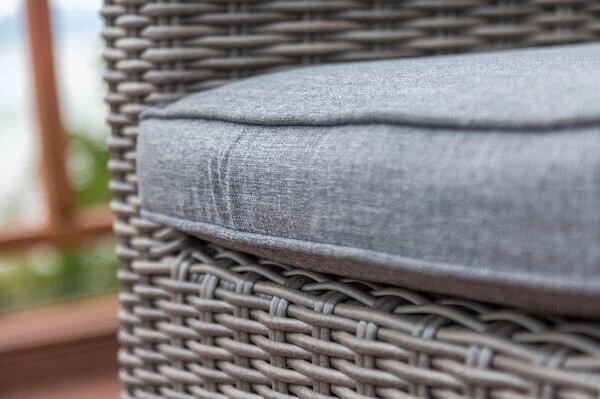 OUTFLEXX Dining Sessel, Grau, Polyrattan, 74 X 83 X 110 Cm, Stufenlos Verstellbar, Inkl. Hocker 11 OUTFLEXX Dining Sessel, Grau, Polyrattan, 74 X 83 X 110 Cm, Stufenlos Verstellbar, Inkl. Hocker – Bild 11