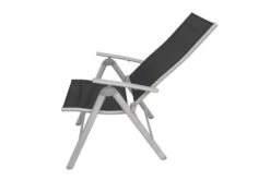 VILLANA Multipositionssessel, Silber/schwarz, Aluminium/Textil, 67 X 58 X 113 Cm, Klappbar 22 VILLANA Multipositionssessel, Silber/schwarz, Aluminium/Textil, 67 X 58 X 113 Cm, Klappbar -Aerocove Gartenlounge Geschaft 11 13397.jpg
