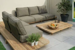 OUTFLEXX Loungemöbel, Natur, Recycled FSC®-Teak, 5 Sitzplätze, Inkl. Kissen -Aerocove Gartenlounge Geschaft 11 20304.jpg