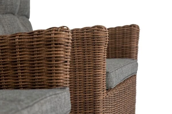 OUTFLEXX 2er Set Dining Sessel, Hellbraun, Polyrattan, 55 X 65 X 112 Cm, Rücken Stufenlos Verstellbar 16 OUTFLEXX 2er Set Dining Sessel, Hellbraun, Polyrattan, 55 X 65 X 112 Cm, Rücken Stufenlos Verstellbar – Bild 16