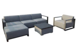 OUTFLEXX Loungeset, Flanelle, Alu/Sunbrella, Für 5 Personen, Höhenverstellbarer Loungetisch -Aerocove Gartenlounge Geschaft 18 21596.jpg