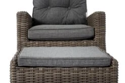 OUTFLEXX Dining Sessel, Grau, Polyrattan, 74 X 83 X 110 Cm, Stufenlos Verstellbar, Inkl. Hocker 38 OUTFLEXX Dining Sessel, Grau, Polyrattan, 74 X 83 X 110 Cm, Stufenlos Verstellbar, Inkl. Hocker -Aerocove Gartenlounge Geschaft 19 20898.jpg