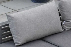 STERN Holly Rückenkissen Zu Bank/Liege, Grau Meliert, Textil, 75x46x30 Cm