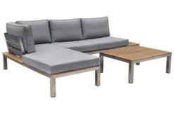OUTFLEXX Loungemöbel, Silber/grau, Edelstahl/FSC-Teakholz/Textil, Für 4 Personen, Inkl. Kaffeetisch -Aerocove Gartenlounge Geschaft 1 18298.jpg