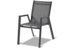 HARTMAN Aruba Stapelsessel, Xerix/anthrazit, Alu/Textilene, 75x55x88cm