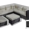 OUTFLEXX Premium Abdeckhaubenset, Für Lounge TheBox-B: 18229/ 18230/ 18231/ 16069, Schwarz, Wasserbeständig