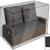 OUTFLEXX Premium Abdeckhaube, Für 2-Sitzer Sofa, Z.B. 18912, Schwarz, 151 X 86 X 108 Cm, Wasserbeständig