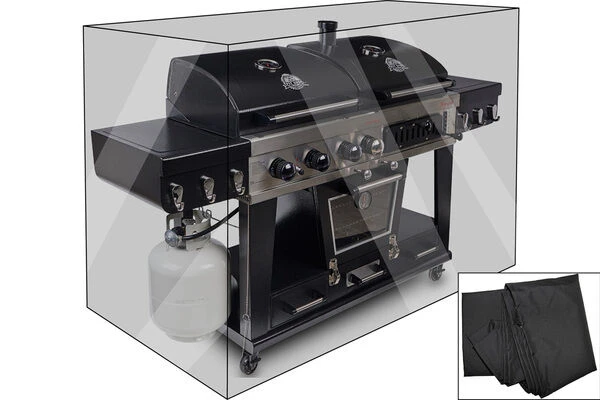 OUTFLEXX Premium Abdeckhaube, Für Grills, Z.B. 17311, Schwarz, 191 X 67 X 123 Cm, Wasserbeständig 1 OUTFLEXX Premium Abdeckhaube, Für Grills, Z.B. 17311, Schwarz, 191 X 67 X 123 Cm, Wasserbeständig