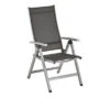 KETTLER Easy Multipositionssessel, Silber/anthrazit, Alu/Textilene, 0311501-0010