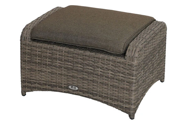 Ploß Rabida Hocker, Champagner-meliert, Polyrattan, 71x52x42 Cm, Zu Loungesessel, Inkl. Polster 8 Ploß Rabida Hocker, Champagner-meliert, Polyrattan, 71x52x42 Cm, Zu Loungesessel, Inkl. Polster – Bild 8