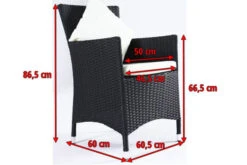 OUTFLEXX 2er Set Sessel, Schwarz, Polyrattan Inkl. Kissen Und Polster -Aerocove Gartenlounge Geschaft 2035 05.jpg