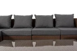 OUTFLEXX Loungegarnitur, Hellbraun, Polyrattan, 8tlg, 7 Personen, Inkl. Polster Und Kissen -Aerocove Gartenlounge Geschaft 20 20918.jpg