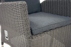 Ploß Vigo Dining-Sessel, Stahlgrau-meliert, Polyrattan, 60x68x111cm, Rücken Stufenlos Verstellbar -Aerocove Gartenlounge Geschaft 21631 10.jpg