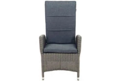 Ploß Vigo Dining-Sessel, Stahlgrau-meliert, Polyrattan, 60x68x111cm, Rücken Stufenlos Verstellbar -Aerocove Gartenlounge Geschaft 21631 13.jpg