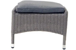 Ploß Vigo Fußhocker, Stahlgrau-meliert, Polyrattan, 56x54x40cm, Inkl. Polster -Aerocove Gartenlounge Geschaft 21632 4.jpg