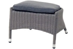 Ploß Vigo Fußhocker, Stahlgrau-meliert, Polyrattan, 56x54x40cm, Inkl. Polster -Aerocove Gartenlounge Geschaft 21632 6.jpg