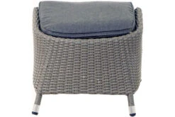 Ploß Vigo Fußhocker, Stahlgrau-meliert, Polyrattan, 56x54x40cm, Inkl. Polster -Aerocove Gartenlounge Geschaft 21632 8.jpg