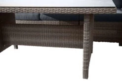 Ploß Vigo Dining-Lounge, Stahlgrau-meliert, Polyrattan, 7 Tlg., 5-6 Pers., 146x85cm, Inkl. Polster -Aerocove Gartenlounge Geschaft 21634 8.jpg
