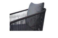 Ploß Arendal Diningsessel, Schwarz/grau, Rope/FSC-Akazie, 58,5x61,5x87cm, Inkl. Polster -Aerocove Gartenlounge Geschaft 21640 8.jpg