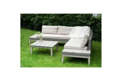 Ploß Arendal Ecklounge-Set, Vintage-Look, Polyrattan/FSC-Akazie, 4 Tlg., 4-5 Pers., 75x75cm, Inkl. Polster -Aerocove Gartenlounge Geschaft 21642 7.jpg