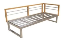 OUTFLEXX Ecklounge, Natur/grau, Edelstahl/Teak, 4 Personen, Inklusive Tisch 110 X 60 Cm, Lehne Links 25 OUTFLEXX Ecklounge, Natur/grau, Edelstahl/Teak, 4 Personen, Inklusive Tisch 110 X 60 Cm, Lehne Links -Aerocove Gartenlounge Geschaft 21650 4.JPG