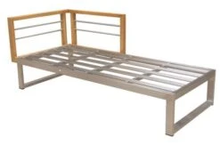 OUTFLEXX Ecklounge, Natur/grau, Edelstahl/Teak, 5 Personen, Inklusive Sessel Und Multifunktionstisch 100 X 70 Cm, Lehne Links 34 OUTFLEXX Ecklounge, Natur/grau, Edelstahl/Teak, 5 Personen, Inklusive Sessel Und Multifunktionstisch 100 X 70 Cm, Lehne Links -Aerocove Gartenlounge Geschaft 21652 4.JPG
