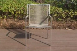 OUTFLEXX Stapelsessel, Grau, Edelstahl / Rope, 63x57x91 Cm 12 OUTFLEXX Stapelsessel, Grau, Edelstahl / Rope, 63x57x91 Cm -Aerocove Gartenlounge Geschaft 21671 2.JPG