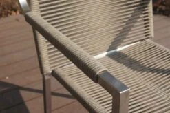 OUTFLEXX Stapelsessel, Grau, Edelstahl / Rope, 63x57x91 Cm 15 OUTFLEXX Stapelsessel, Grau, Edelstahl / Rope, 63x57x91 Cm -Aerocove Gartenlounge Geschaft 21671 4.JPG