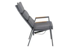 SIENA GARDEN Savona Sessel, Matt Graphit , Alu/FSC-Teak/Texfabric, 74x60x110 Cm, Verstellbare Rückenlehne, Inkl. Polster 15 SIENA GARDEN Savona Sessel, Matt Graphit , Alu/FSC-Teak/Texfabric, 74x60x110 Cm, Verstellbare Rückenlehne, Inkl. Polster -Aerocove Gartenlounge Geschaft 21993 6.jpg