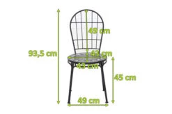 SIENA GARDEN Como Stapelstuhl, Matt Schwarz, Stahl/Keramik, 49x43x93,5 Cm, Mit Mosaikoptik -Aerocove Gartenlounge Geschaft 22023 5.jpg