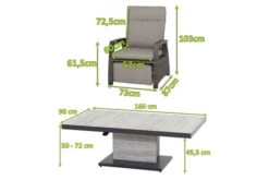 SIENA GARDEN Corido/Bellani Pinie Loungeset, Charcoal/anthrazit/pinie-grau, Alu/Keramik/Gardino®-Geflecht, Lifttisch 160x90 Cm, 6 Relaxsessel -Aerocove Gartenlounge Geschaft 22106 5.jpg