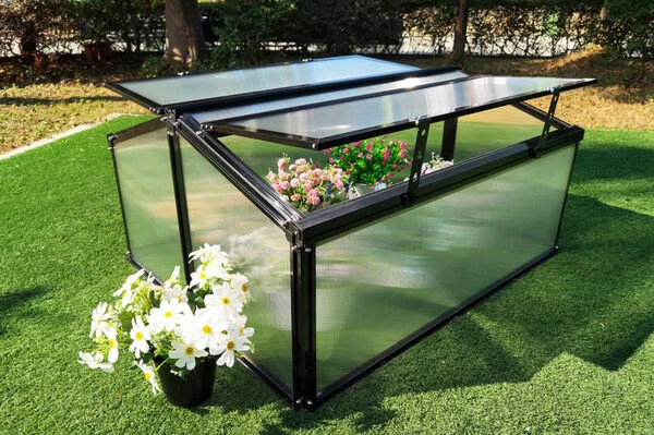Gartenparadies 2025: Smarte Lösungen für Ihren Outdoor-Traum 3 OUTFLEXX Gewächshaus Schwarz