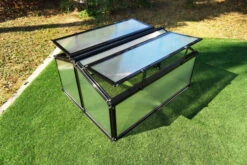 OUTFLEXX Gewächshaus, Schwarz, Alu/Polycarbonat, 120x90x57cm, Pulverbeschichtet -Aerocove Gartenlounge Geschaft 22272 6.jpg