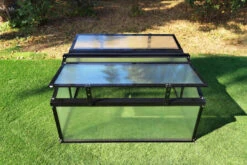OUTFLEXX Gewächshaus, Schwarz, Alu/Polycarbonat, 120x90x57cm, Pulverbeschichtet -Aerocove Gartenlounge Geschaft 22272 7.jpg