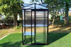 OUTFLEXX Gewächshaus, Schwarz, Alu/Polycarbonat, 111x61x175cm, Pulverbeschichtet -Aerocove Gartenlounge Geschaft 22273 6.jpg
