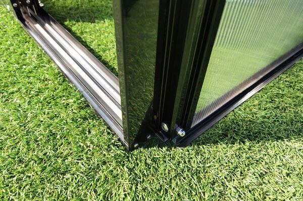 OUTFLEXX Gewächshaus, Schwarz, Alu/Polycarbonat, 91x51x168cm, Pulverbeschichtet 13 OUTFLEXX Gewächshaus, Schwarz, Alu/Polycarbonat, 91x51x168cm, Pulverbeschichtet – Bild 13