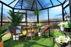 OUTFLEXX Gewächshaus, Schwarz, Alu/Polycarbonat, 309x355x272cm, Pulverbeschichtet 19 OUTFLEXX Gewächshaus, Schwarz, Alu/Polycarbonat, 309x355x272cm, Pulverbeschichtet -Aerocove Gartenlounge Geschaft 22275 10.jpg