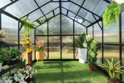 OUTFLEXX Gewächshaus, Schwarz, Alu/Polycarbonat, 250x250x228cm, Pulverbeschichtet -Aerocove Gartenlounge Geschaft 22277 8.jpg