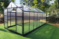 OUTFLEXX Gewächshaus, Schwarz, Alu/Polycarbonat, 433x250x228cm, Pulverbeschichtet 13 OUTFLEXX Gewächshaus, Schwarz, Alu/Polycarbonat, 433x250x228cm, Pulverbeschichtet -Aerocove Gartenlounge Geschaft 22280 3.jpg