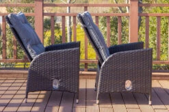 OUTFLEXX 2er Set Dining Sessel, Schwarz, Polyrattan, Je 55 X 65 X 112 Cm, Rücken Stufenlos Verstellbar -Aerocove Gartenlounge Geschaft 22284 4.jpg