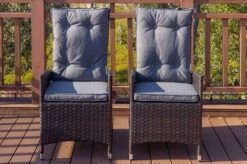 OUTFLEXX 2er Set Dining Sessel, Braun, Polyrattan, Je 55 X 65 X 112 Cm, Rücken Stufenlos Verstellbar -Aerocove Gartenlounge Geschaft 22285 2.jpg