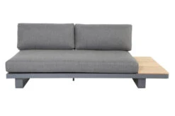 OUTFLEXX Ecklounge, Grau, Alu/Akazie Im Teak Look, 5 Personen, Inkl. Polster In Grau, Tisch 130x95 Cm -Aerocove Gartenlounge Geschaft 22366 11.jpg