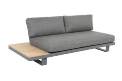 OUTFLEXX Ecklounge, Grau, Alu/Akazie Im Teak Look, 5 Personen, Inkl. Polster In Grau, Tisch 130x95 Cm -Aerocove Gartenlounge Geschaft 22366 12.jpg