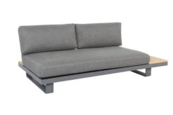 OUTFLEXX Ecklounge, Grau, Alu/Akazie Im Teak Look, 5 Personen, Inkl. Polster In Grau, Tisch 130x95 Cm -Aerocove Gartenlounge Geschaft 22366 16.jpg