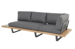 OUTFLEXX Ecklounge, Anthrazit/stone Grey, Aluminium/Akazie In Teakoptik, Für 5 Personen, Inkl. Polster -Aerocove Gartenlounge Geschaft 22367 13.jpg