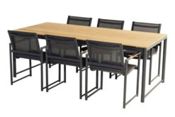 HARTMAN Fontaine Diningsessel, Anthrazit/schwarz, Alu/Teak, 63x59x86cm, FSC-Teak Armlehnen 7 HARTMAN Fontaine Diningsessel, Anthrazit/schwarz, Alu/Teak, 63x59x86cm, FSC-Teak Armlehnen -Aerocove Gartenlounge Geschaft 22437 4.jpg