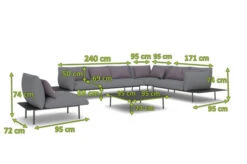 OUTFLEXX Kona Loungemöbel, Anthrazit/action Stone, Alu/Agora, Für Bis Zu 7 Personen, Seitenablagen Aus Alu -Aerocove Gartenlounge Geschaft 22554 5.jpg