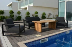 OUTFLEXX Loungemöbel, Sooty, Alu/Sunbrella/recyceltes Teakholz, 4 Personen, Loungetisch 160x90 Cm -Aerocove Gartenlounge Geschaft 22837 3.jpg