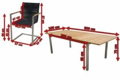 OUTFLEXX Premium Abdeckhaube Für Sitzgruppe, Schwarz, Polyester, 305 X 180 X 80 Cm, Wasserbeständig, Integriertes Zugband -Aerocove Gartenlounge Geschaft 23422 5.jpg